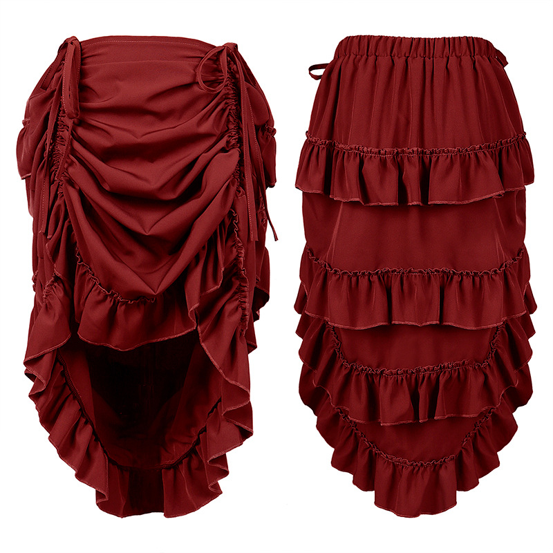Steampunk Victorian Pleated Co - Skirts 评论和价格