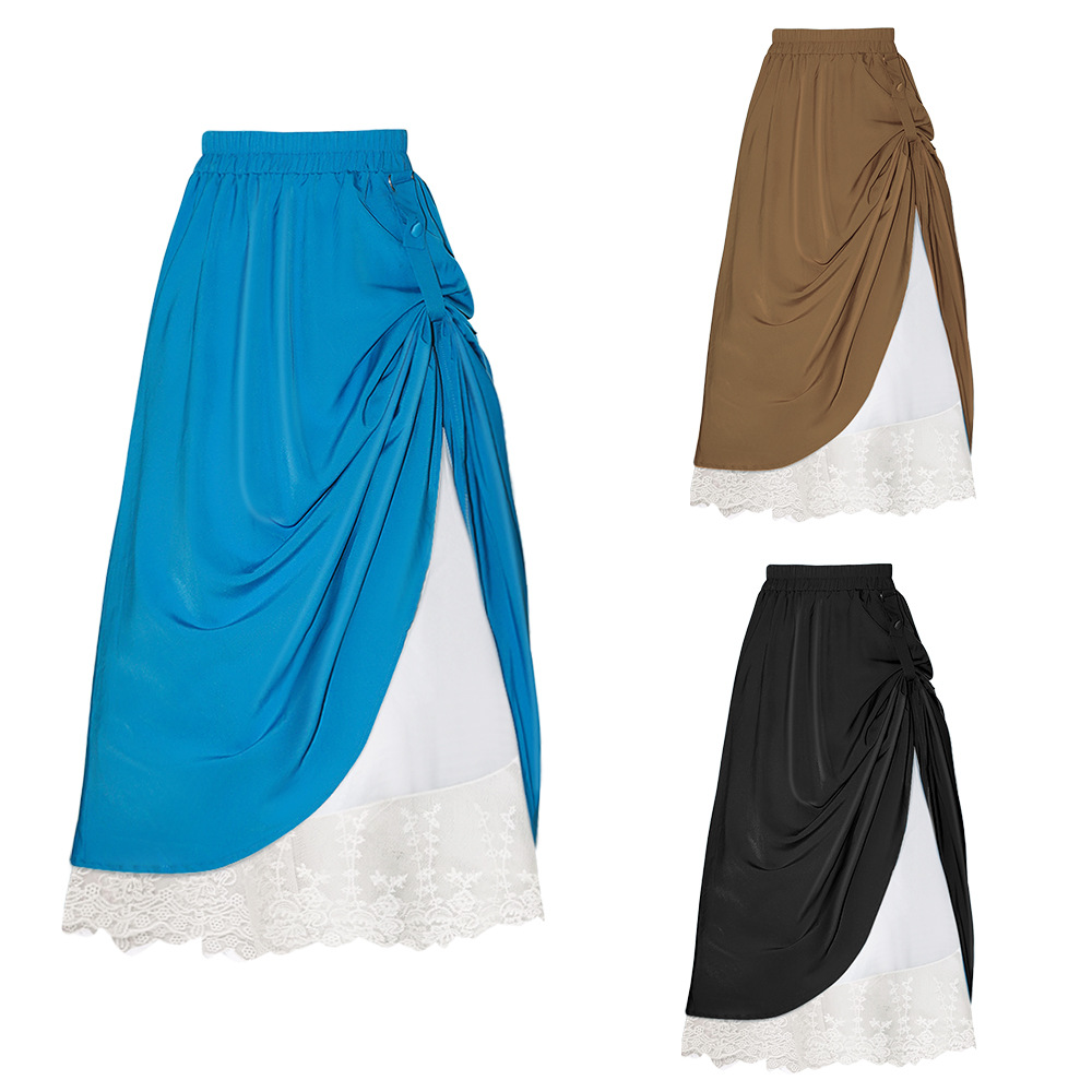 Womens Steampunk Skirt Gothic  - Skirts 评论和价格