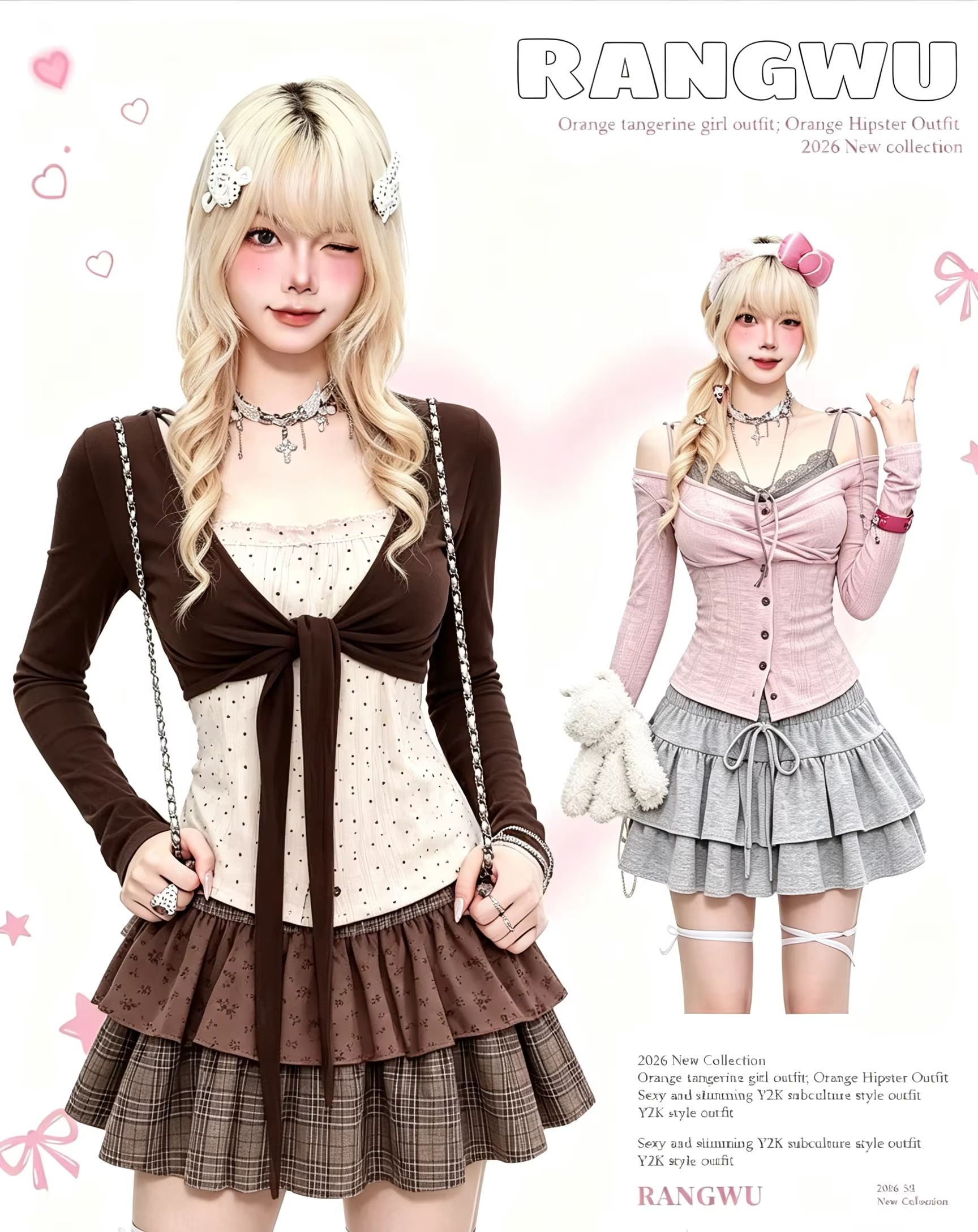 Y2K American Vintage Women Two - Blouses 评论和价格