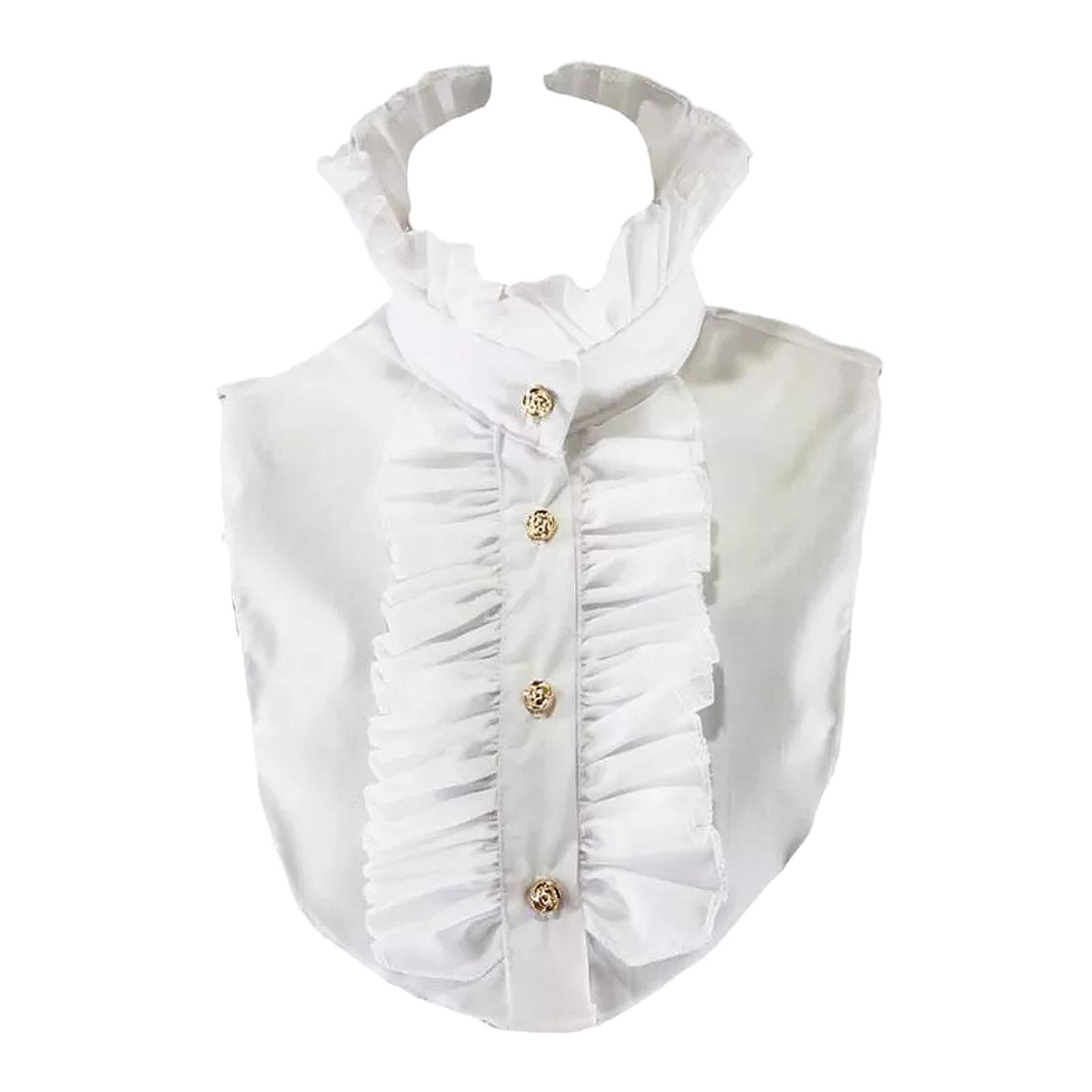 Cotton White Fake Collar for W - Blouses 评论和价格