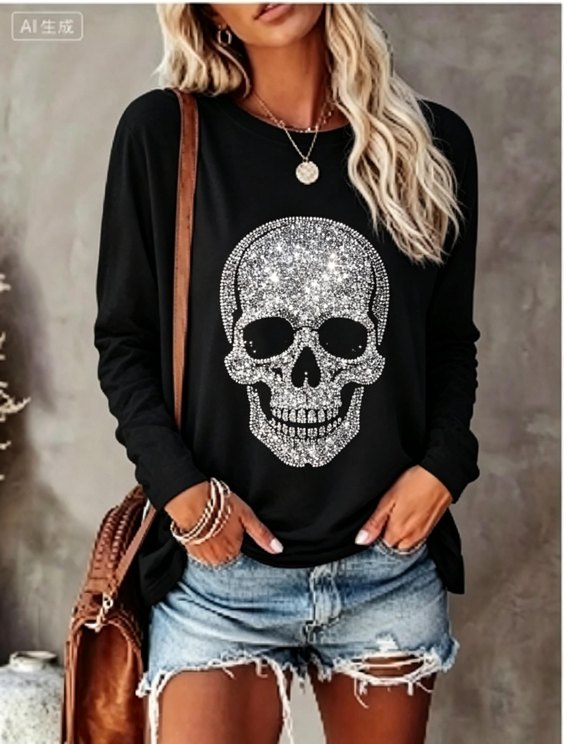 Women Long Sleeve T‑Shirt Simu - Blouses 评论和价格