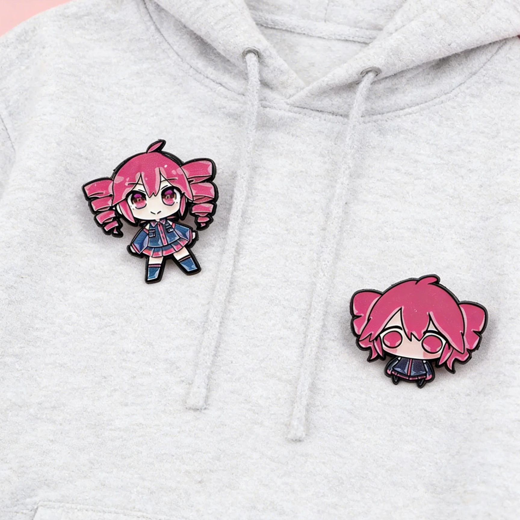 Anime Kasane Teto Enamel Cospl - Blouses 评论和价格